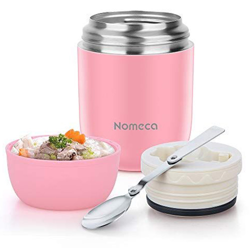Fewoo 27 Oz Vacuum Insulated Stainless Steel Lunch Thermos