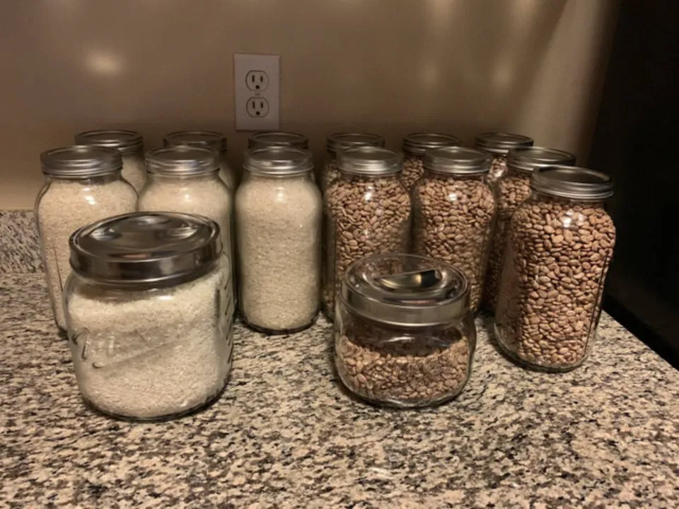 How to Store Rice and Beans Long Term